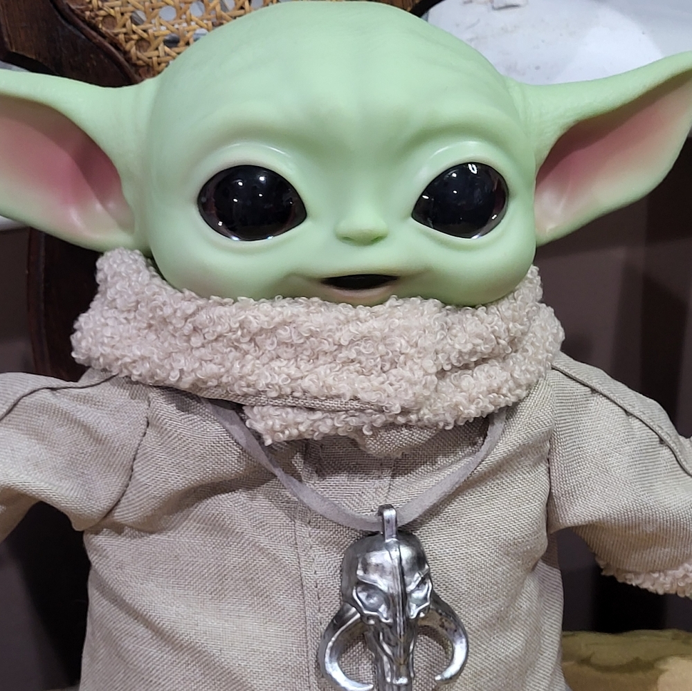Star Wars Mattel Mandalorian Baby Yoda Grogu 12"